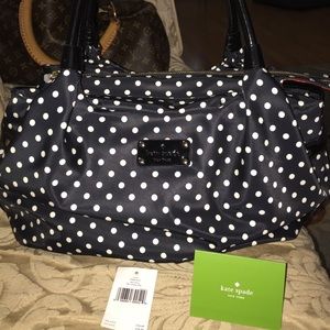 New Kate Spade Polka Dot Handbag/tote